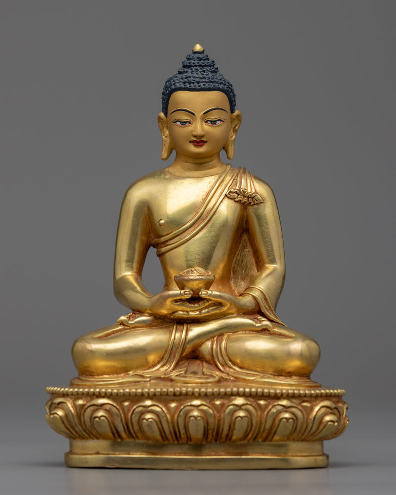 Five Dhyani Buddhas Statues Set | Gold Gilded Buddha Statue Set