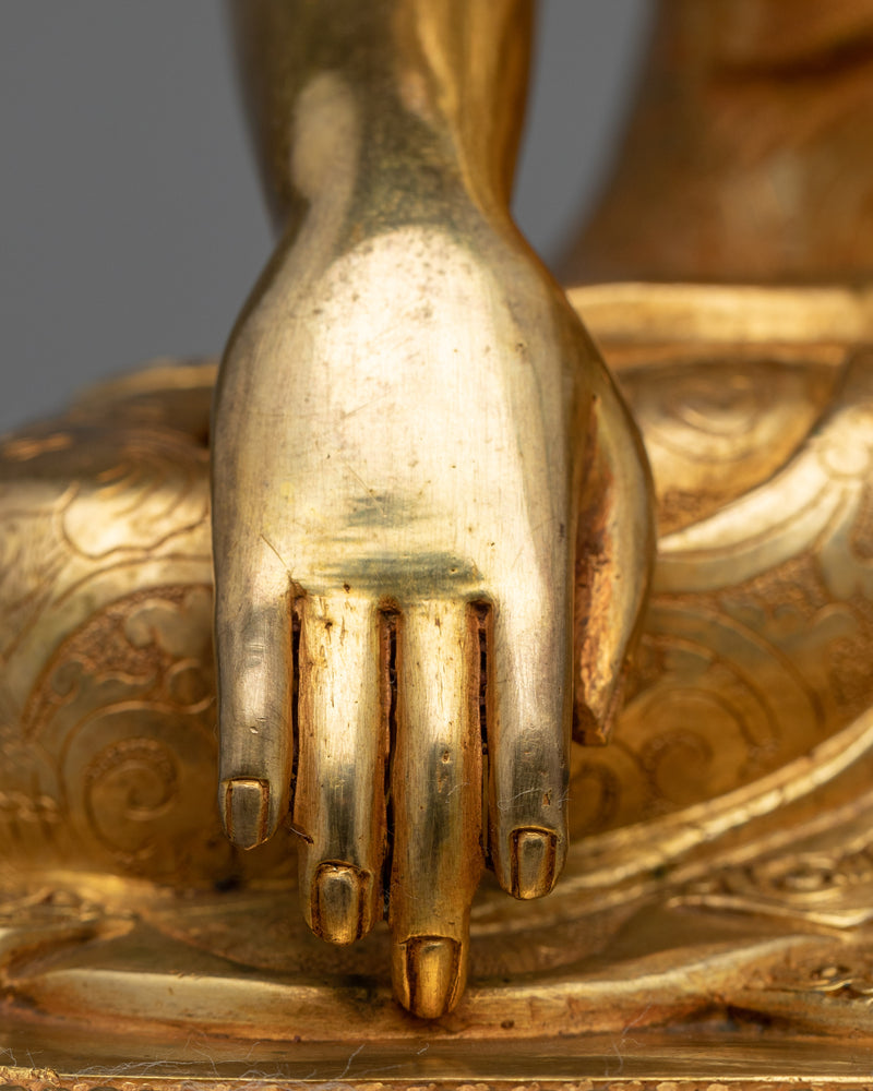 Buddha Shakyamuni Sculpture | Traditional Handcrafted Buddhist Statue