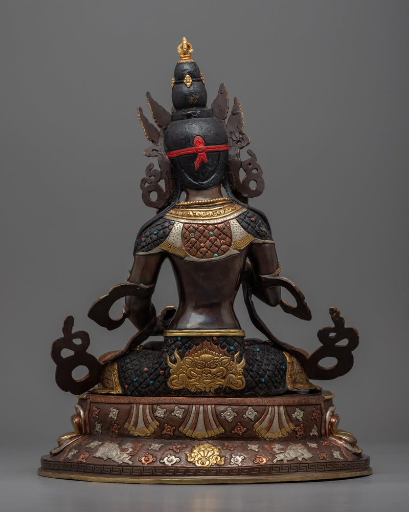 Bodhisattva Vajrasattva Statue | Handcrafted Buddhist Statue for Meditation