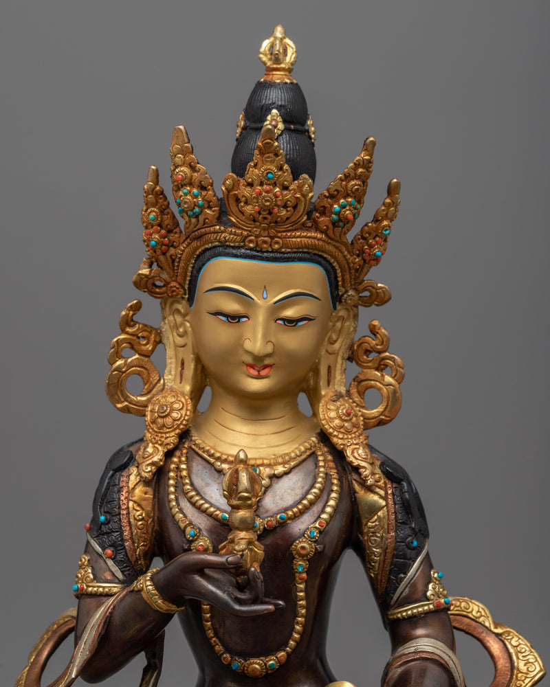 Bodhisattva Vajrasattva Statue | Handcrafted Buddhist Statue for Meditation