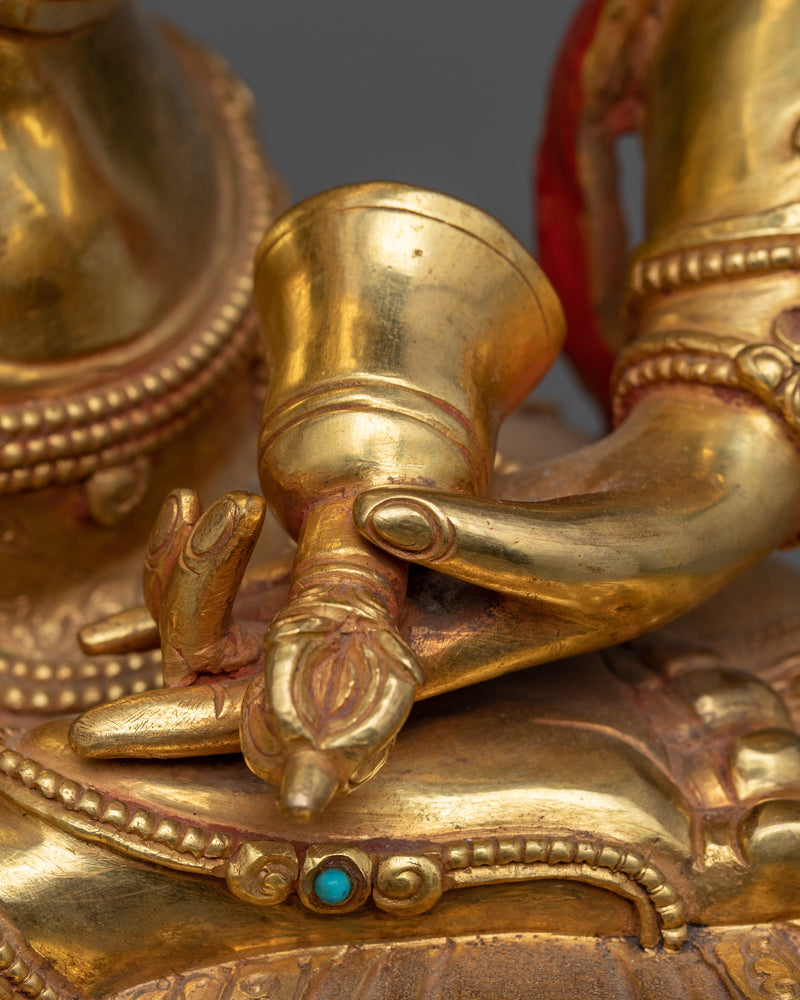 Bodhisattva Vajrasattva Sculpture for Meditation | Handmade in Nepal, Himalayan Buddhist Art