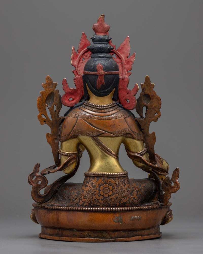 Green Tara Bodhisattva Statue | Female Bodhisattva of Wisdom and Compassion