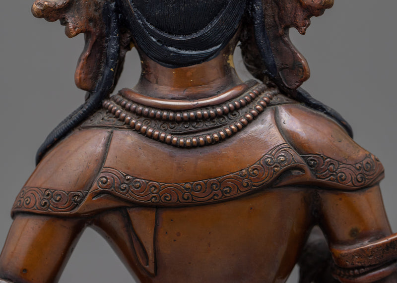 Bodhisattva Vajrasattva Sculpture | Traditional Handmade Buddhist Sculpture for Meditation