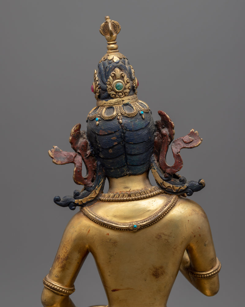 Bodhisattva Vajrasattva Handmade Sculpture | Traditional Buddhist Arta