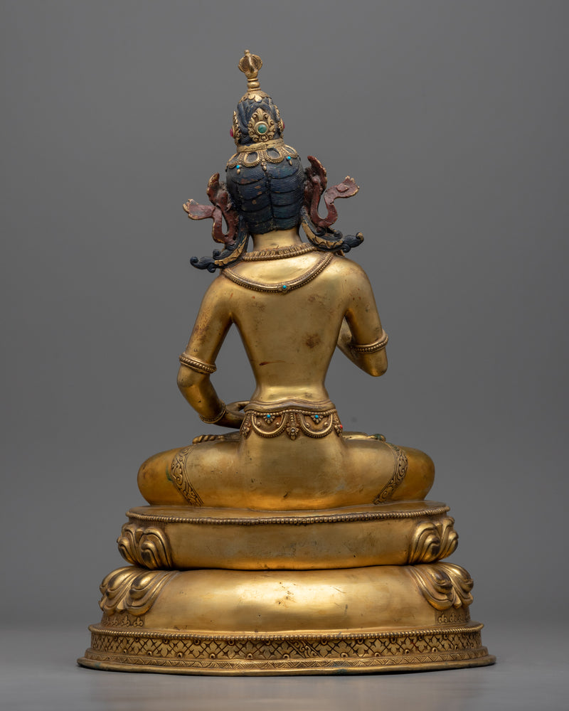 Bodhisattva Vajrasattva Handmade Sculpture | Traditional Buddhist Arta