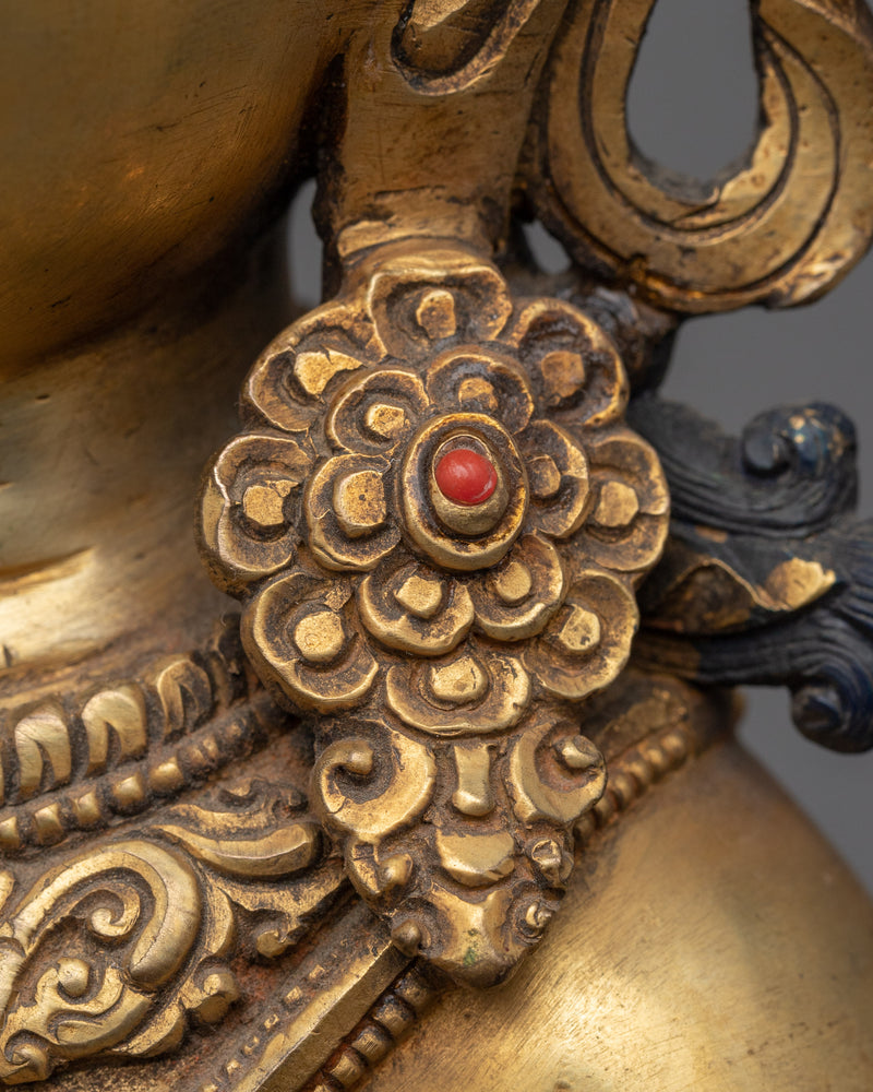 Bodhisattva Vajrasattva Handmade Sculpture | Traditional Buddhist Arta