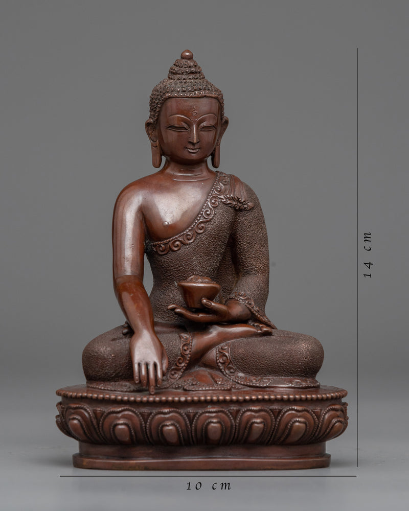 Buddha Shakyamuni Kadampa Sculpture | Handcrafted Buddhist Statue for Meditation