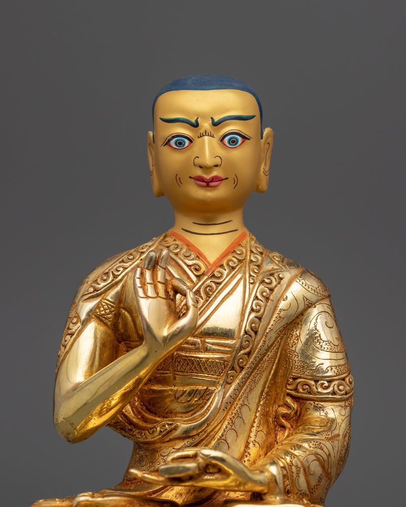 Je Tsongkhapa Statue Set | Je Tsongkhapa, Je Gyaltsab, Je Khedrup Statue