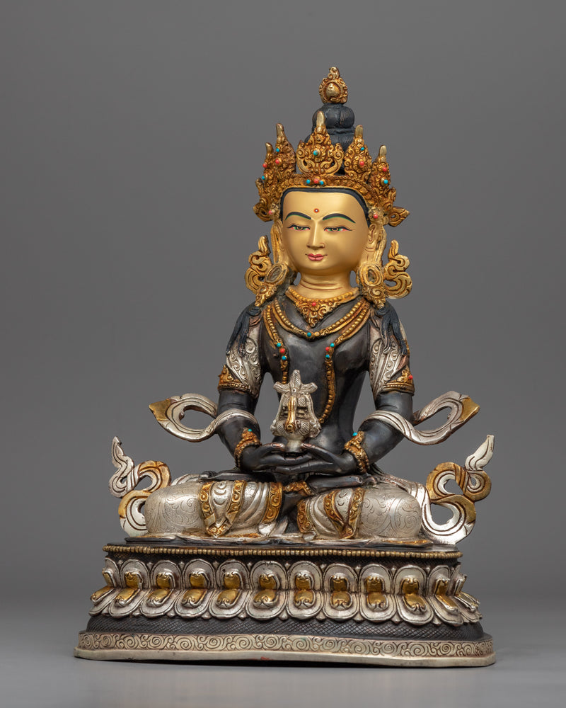 Amitayus Buddha Statue for Meditation and Altars | Handcrafted Buddhist Statue