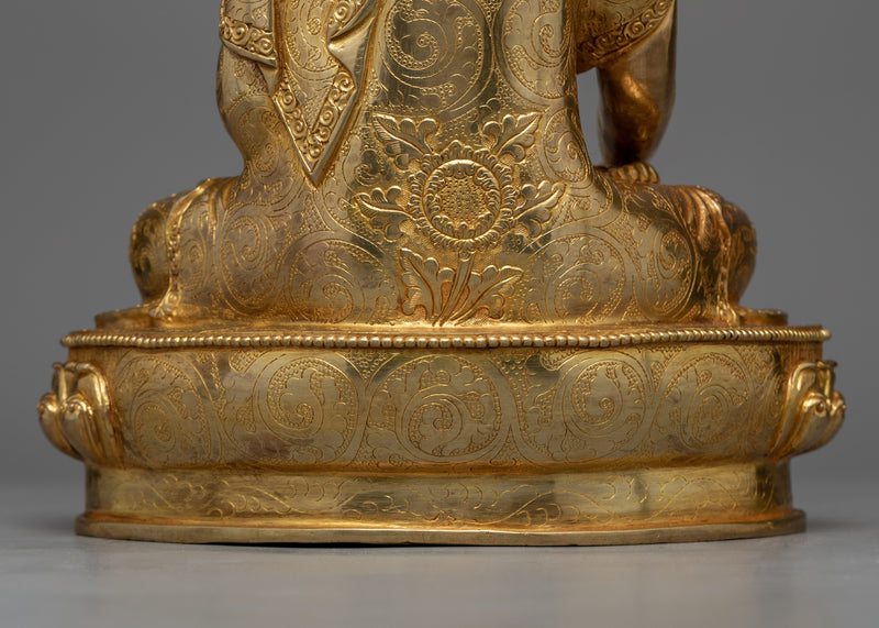 Namo Shakyamuni Buddha Sculpture for Meditation | Traditional Tibetan Style Buddhist Statue