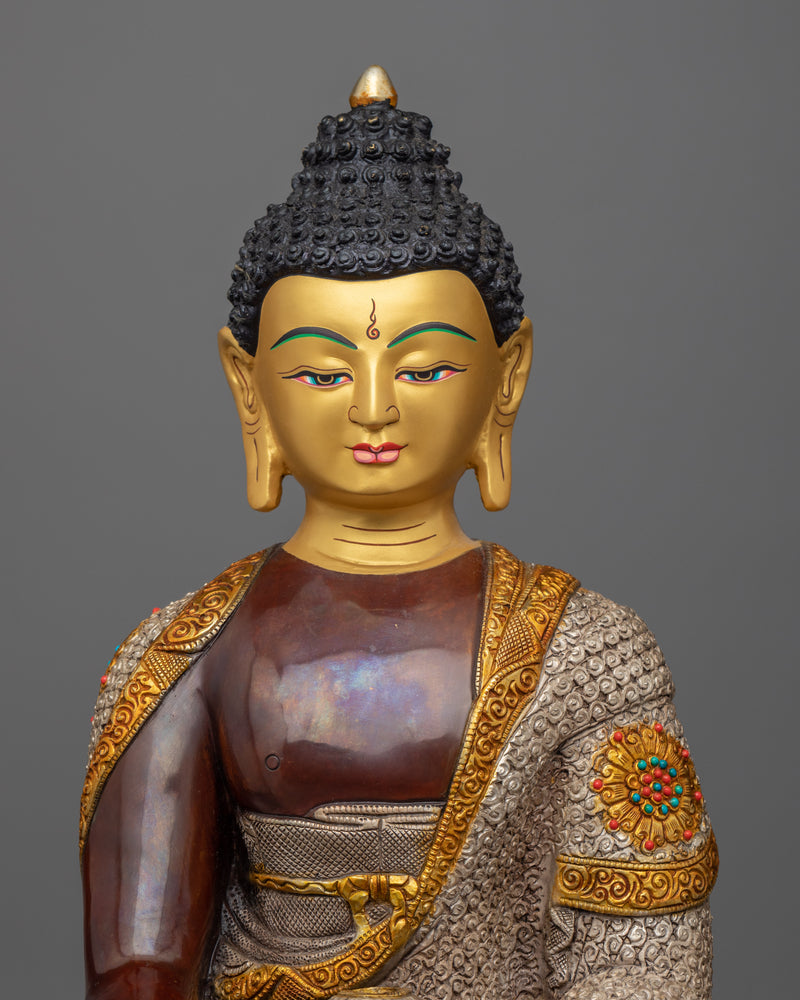 Namo Shakyamuni Buddha Statue | Traditional Handmade Historical Buddha Statue