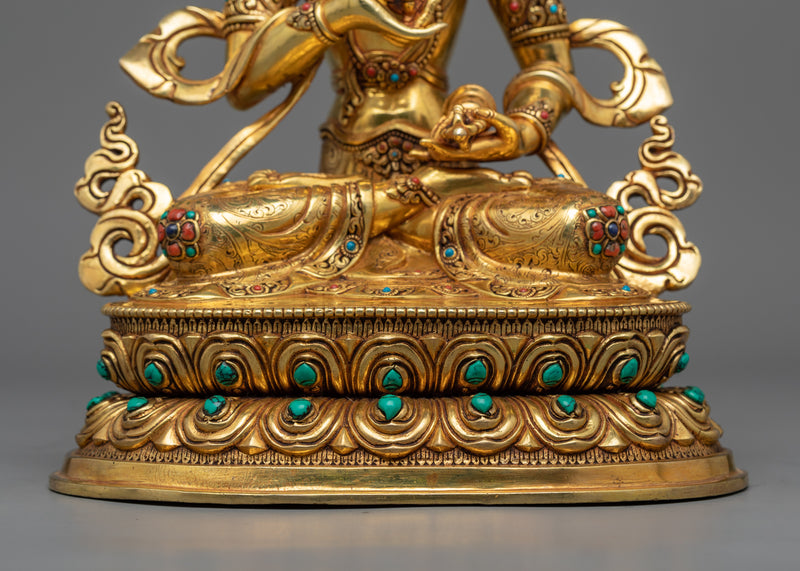 Vajrasattva Mantra Practice Sculpture | The Ideal Guru Artwork, Made in Nepal