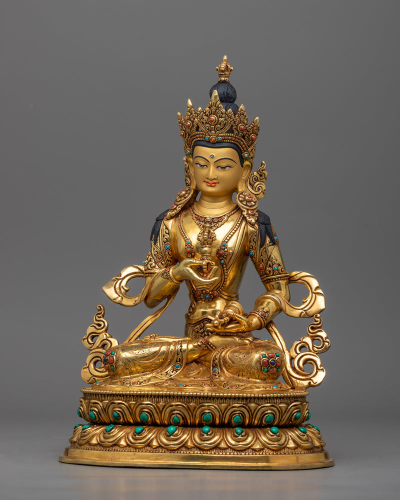 Vajrasattva Mantra Practice Sculpture | The Ideal Guru Artwork, Made in Nepal