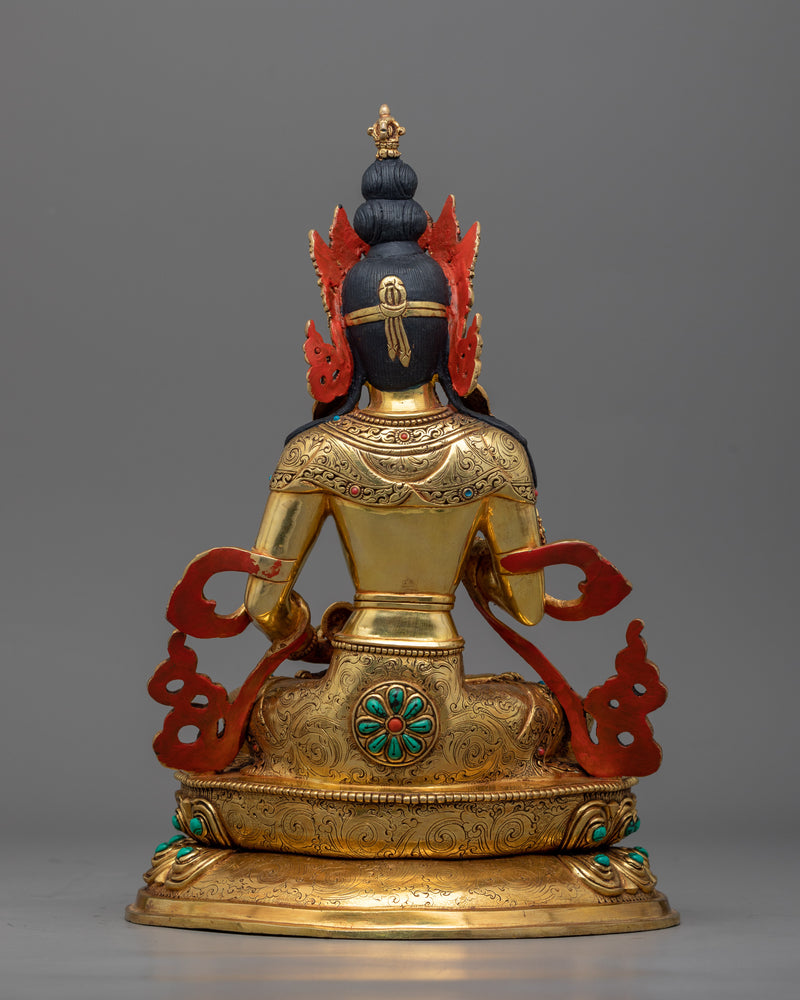 Vajrasattva Mantra Practice Sculpture | The Ideal Guru Artwork, Made in Nepal