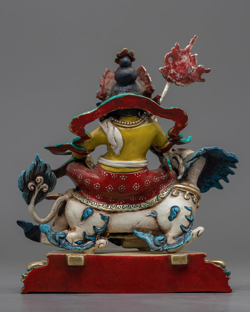 Namtoshe, Deity of Wealth and Prosperity Statue |  Handmade in Nepal, Himalayan Buddhist Art