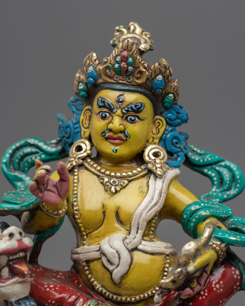 Namtoshe, Deity of Wealth and Prosperity Statue |  Handmade in Nepal, Himalayan Buddhist Art