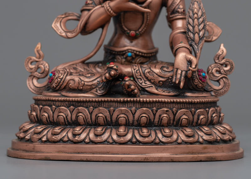 Kshitigarbha Bodhisattva Statue | Traditional Tibetan Style Buddhist Statue of Bodhisattva