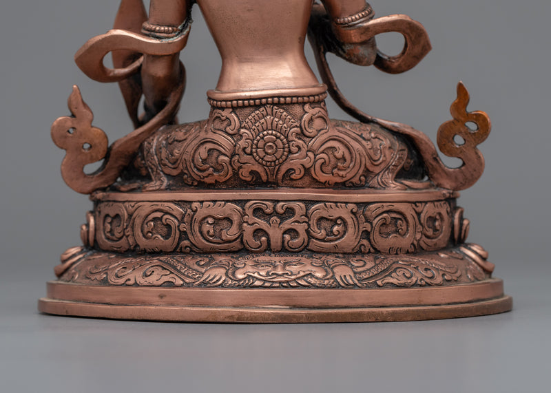 Kshitigarbha Bodhisattva Statue | Traditional Tibetan Style Buddhist Statue of Bodhisattva