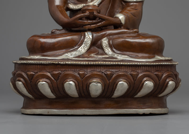 Amitabha Buddha Statue for Meditation | Gold-Plated Himalayan Art