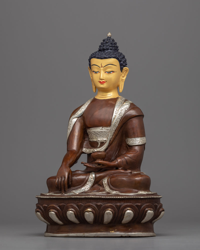 Buddha Shakyamuni Statue | Serenely Seated Buddha Statue Hand-Carved in Nepal