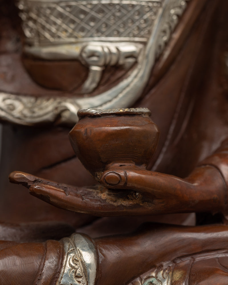 Buddha Shakyamuni Statue | Serenely Seated Buddha Statue Hand-Carved in Nepal