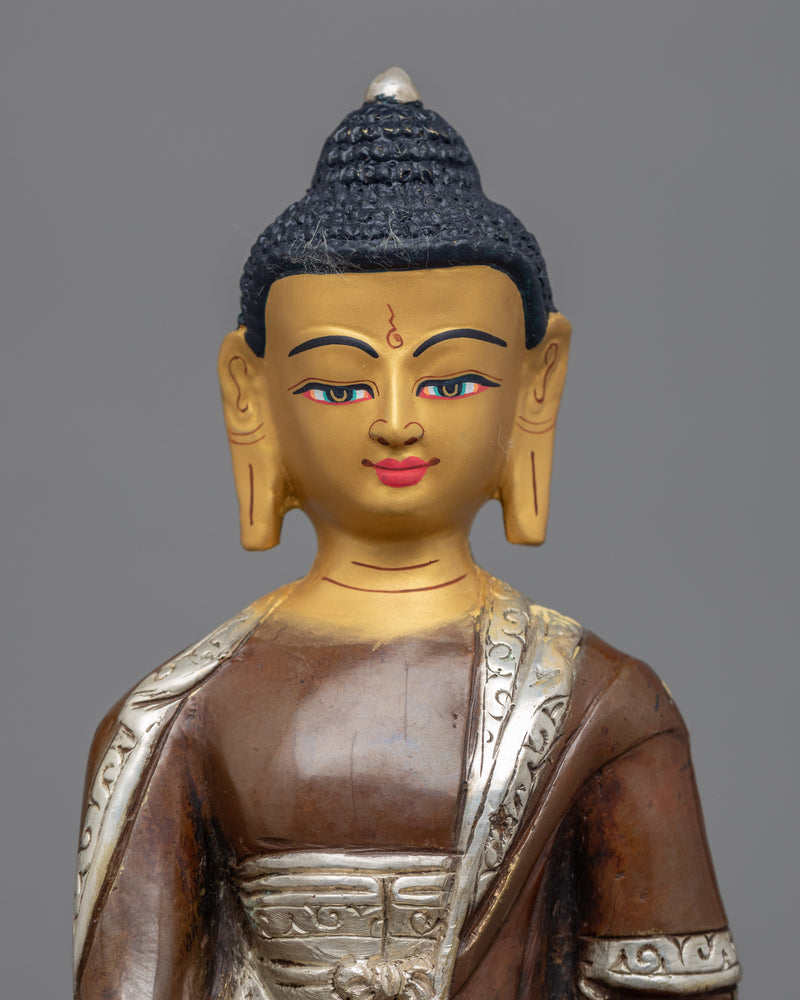 Medicine Buddha Chant Practice Statue | Hand-Carved Bhaiṣajyaguru Statue