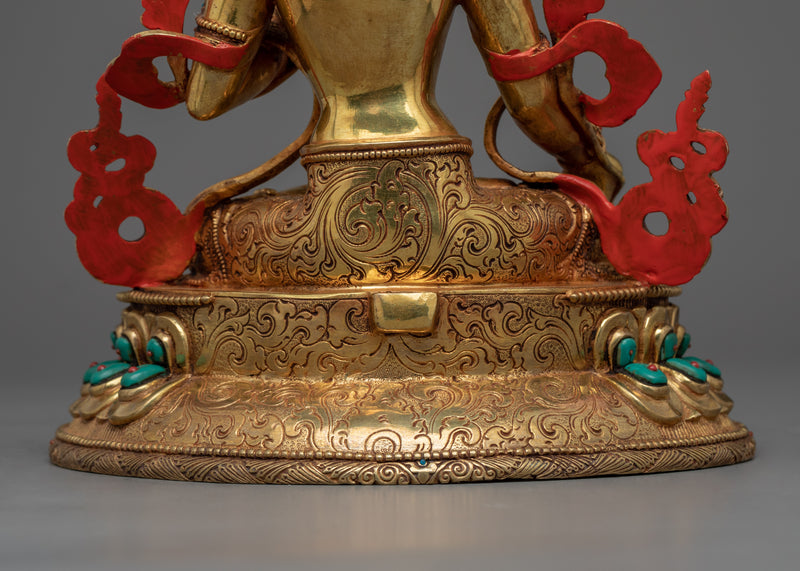 White Tara Statue | Female Bodhisattva of Compassion Sculpture