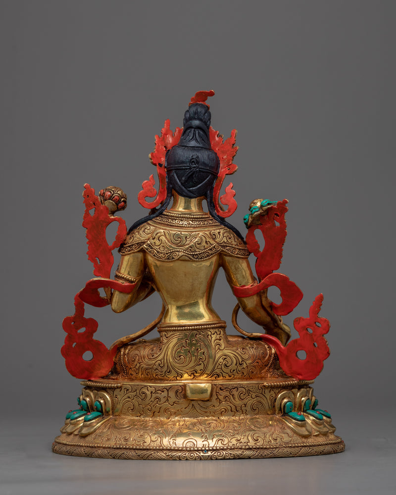 White Tara Statue | Female Bodhisattva of Compassion Sculpture