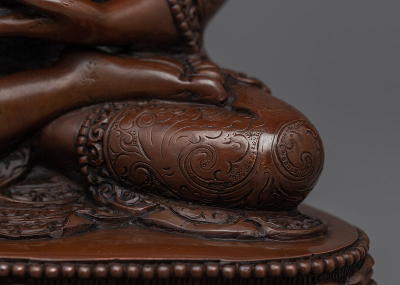 Shakyamuni Buddha Sculpture | Traditional Tibetan Style Buddhist Statue of Buddha