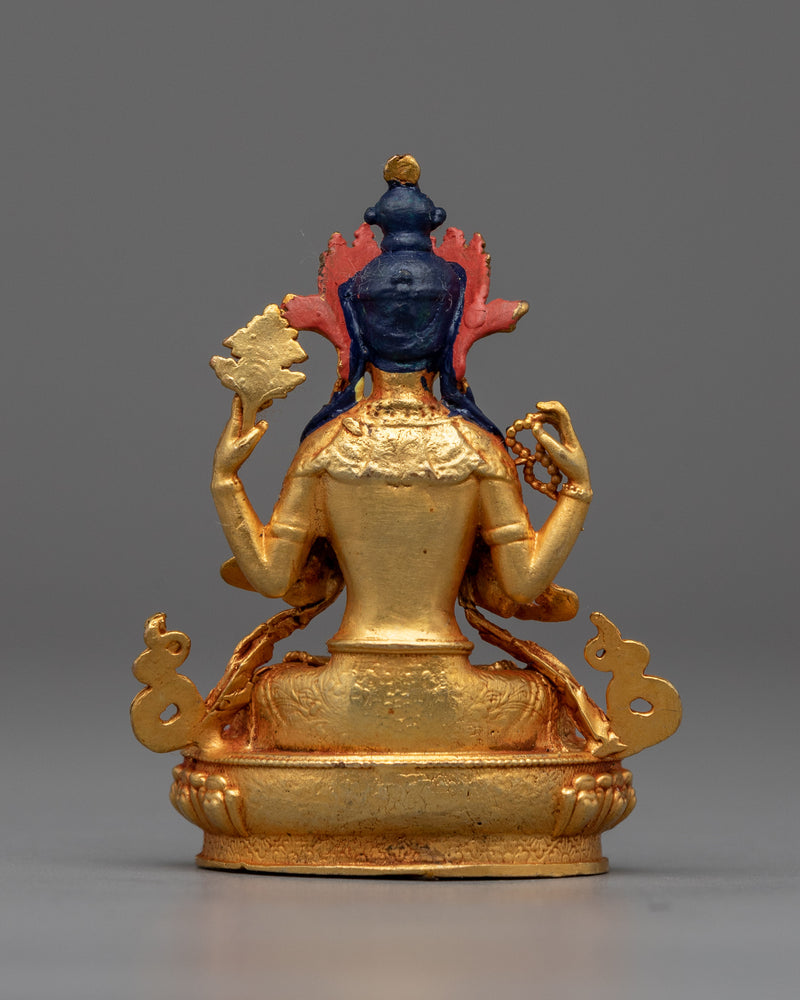 Chenrezig Mantra Practice Statue | Buddhist Statue Made by Machines