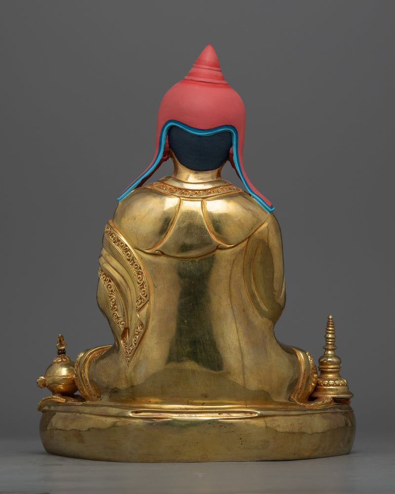 Atisa Buddhist Religious Leader Statue | Traditional Handcrafted Buddhist Art