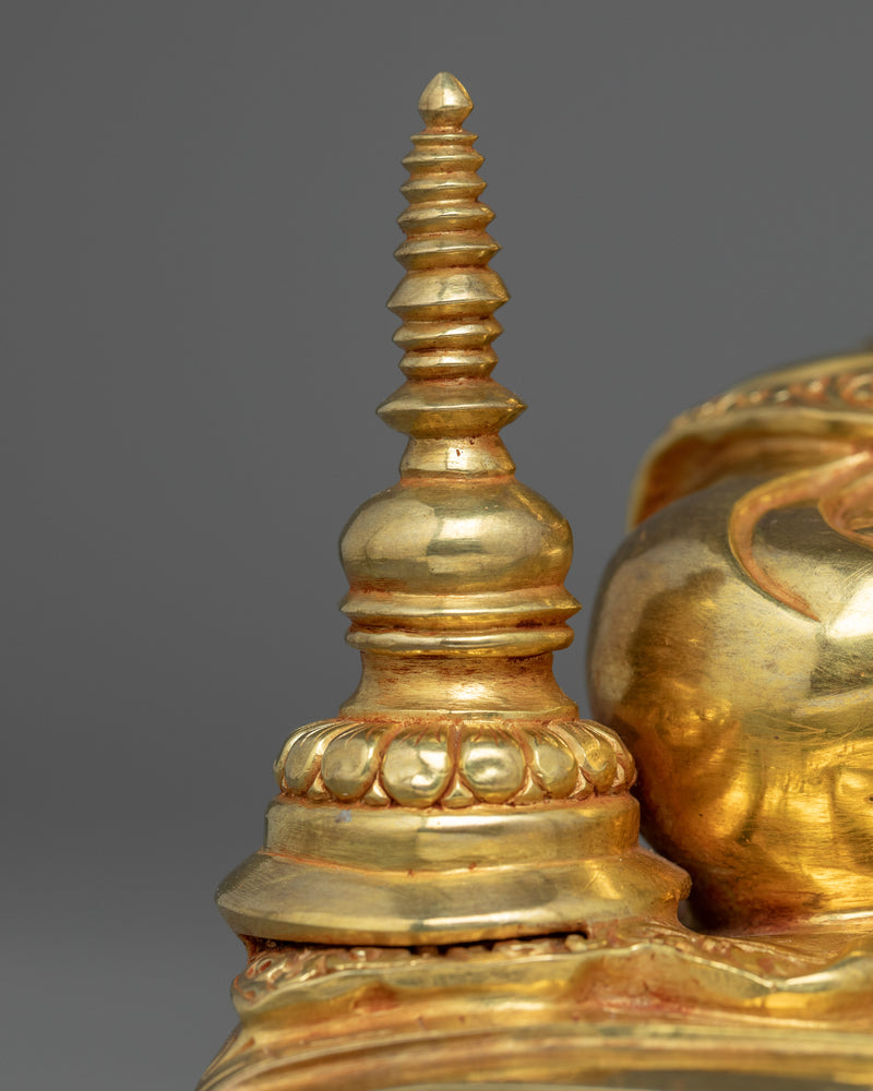 Atisa Buddhist Religious Leader Statue | Traditional Handcrafted Buddhist Art