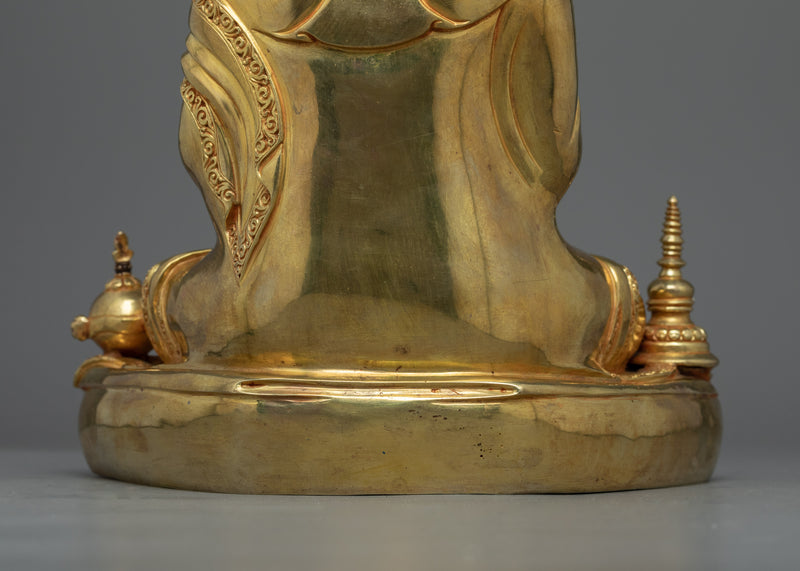 Atisa Buddhist Religious Leader Statue | Traditional Handcrafted Buddhist Art