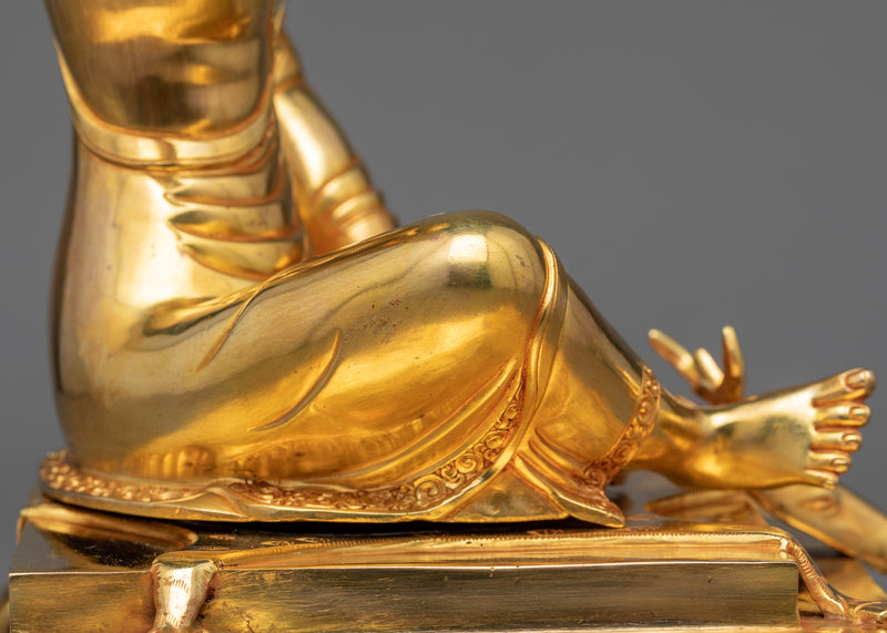 Tibetan Siddha, Jetsun Milarepa Statue | Traditional Himalayan Buddhist Art