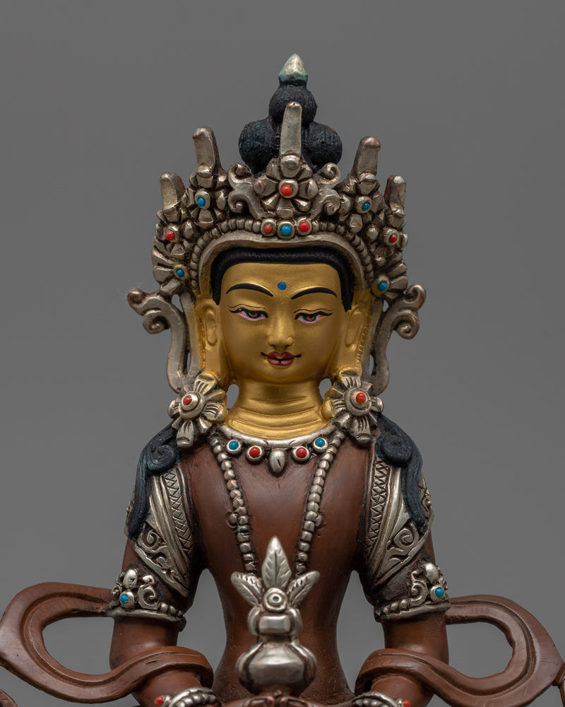 Chant Buddha Amitayus Mantra | 24K Gold Gilded Buddhist Statues