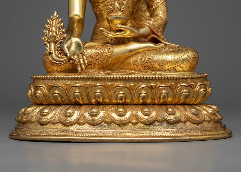 Images of Medicine Buddha | Himalayan Gold Gilded Statues