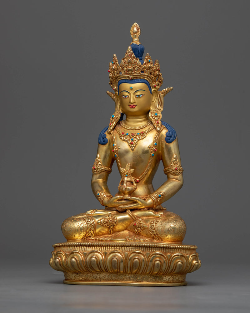 Amitayus Bodhisattva Statue | Himalayan Nepalese Artwork