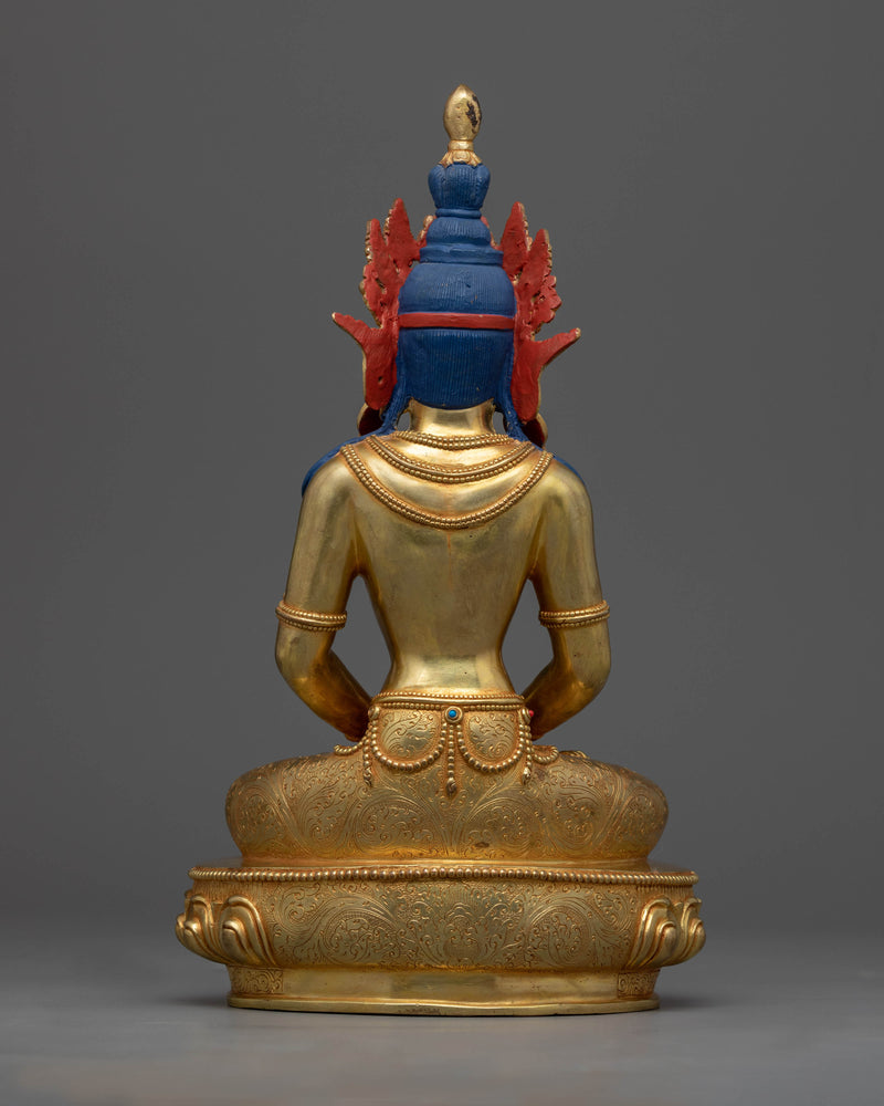 Amitayus Bodhisattva Statue | Himalayan Nepalese Artwork