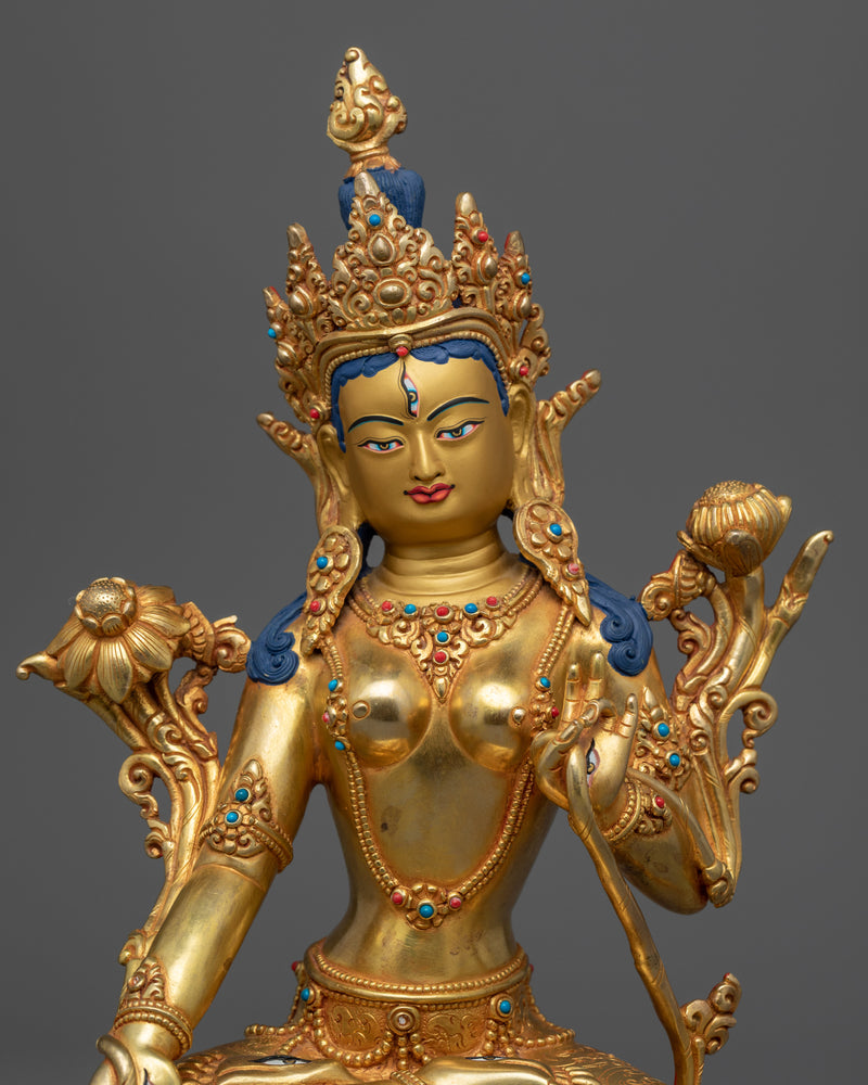 White Tara Goddess Art | Buddhist Religious Statues