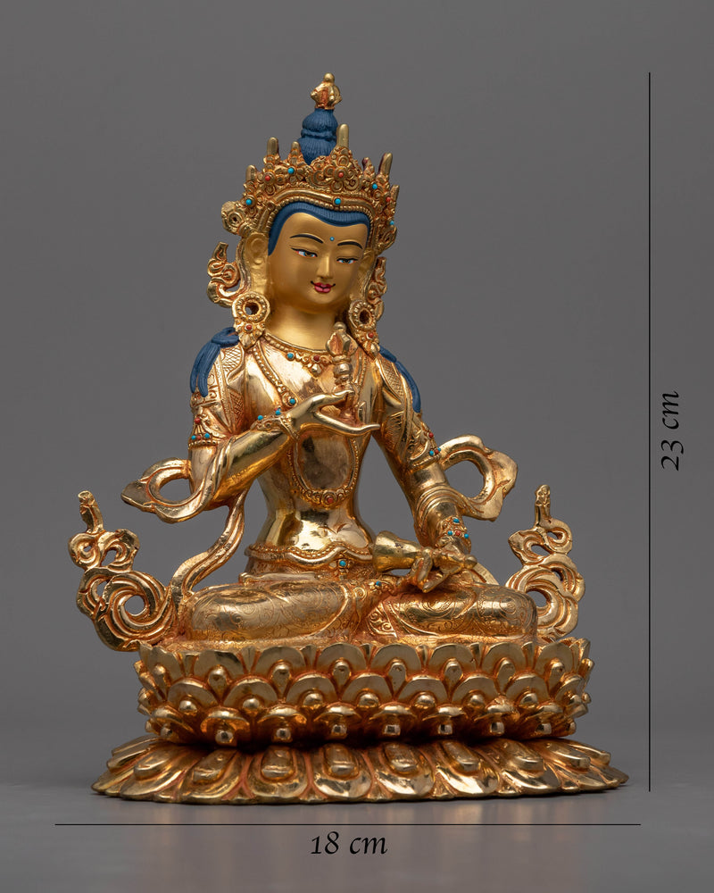 Vajra Satva Gold Gilded Art | Nepalese Beautiful Statues