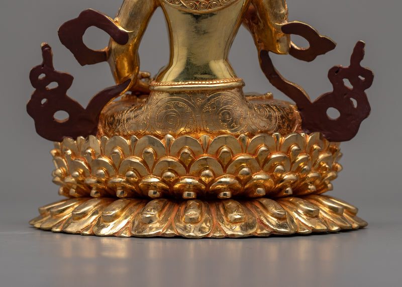 Vajra Satva Gold Gilded Art | Nepalese Beautiful Statues