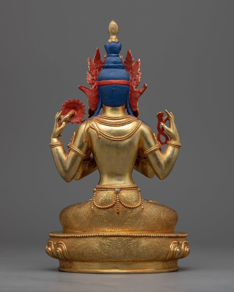 Statue to help know Meaning of Avalokiteshvara Mantra | Buddhist Artwork