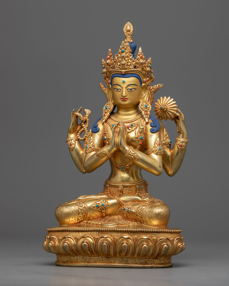 Statue to help know Meaning of Avalokiteshvara Mantra | Buddhist Artwork