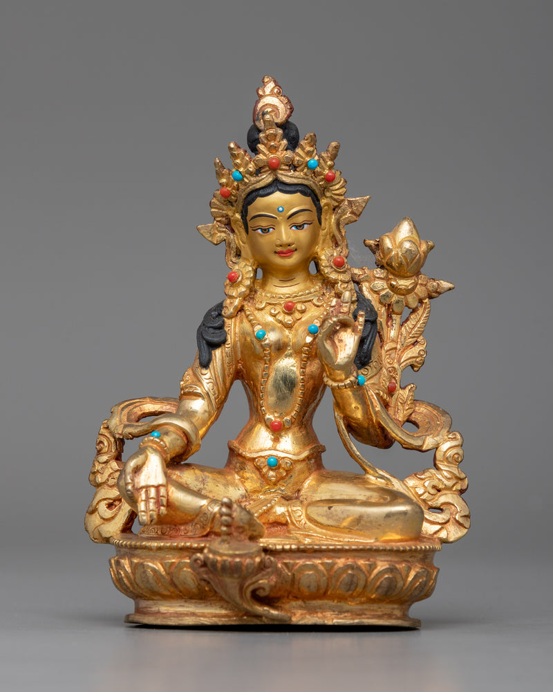 21 Tara Goddess Statue Set | Handmade in Nepal, Himalayan Buddhist Art