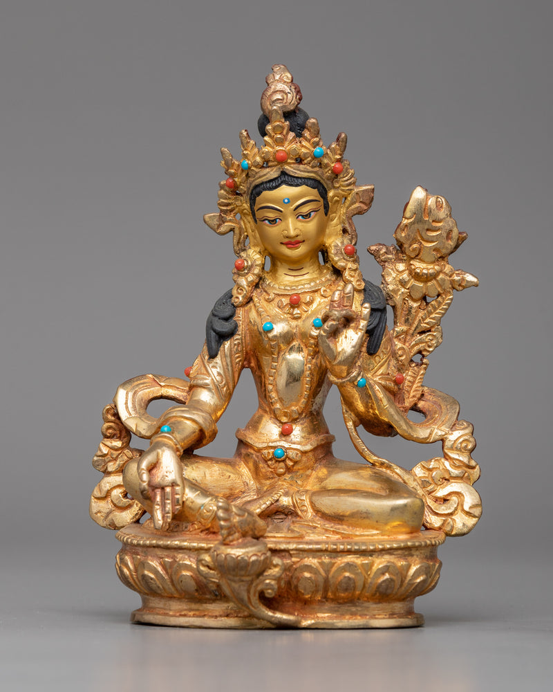 21 Tara Goddess Statue Set | Handmade in Nepal, Himalayan Buddhist Art