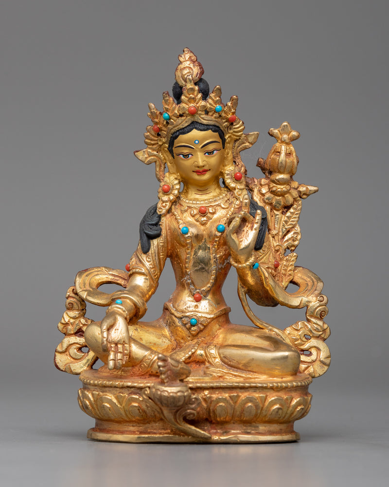 21 Tara Goddess Statue Set | Handmade in Nepal, Himalayan Buddhist Art