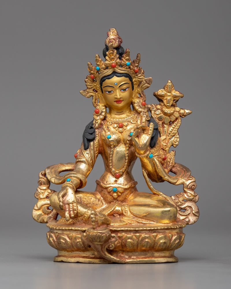 21 Tara Goddess Statue Set | Handmade in Nepal, Himalayan Buddhist Art