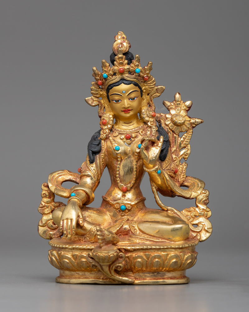 21 Tara Goddess Statue Set | Handmade in Nepal, Himalayan Buddhist Art