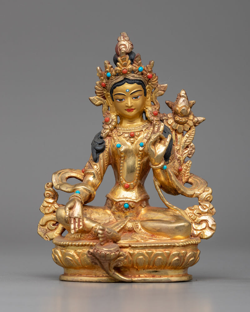 21 Tara Goddess Statue Set | Handmade in Nepal, Himalayan Buddhist Art