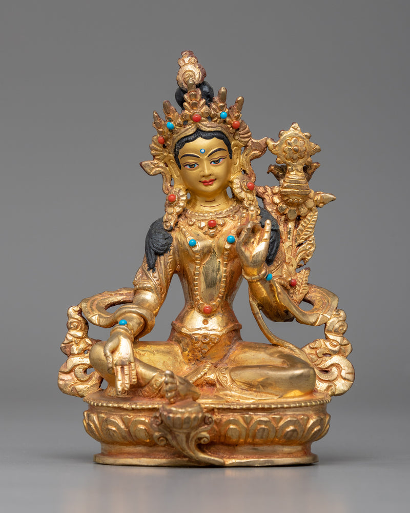 21 Tara Goddess Statue Set | Handmade in Nepal, Himalayan Buddhist Art